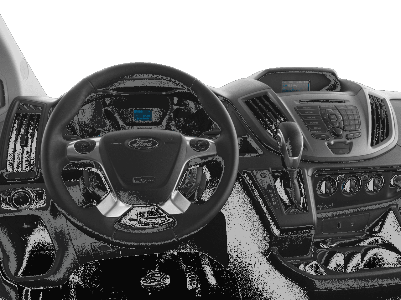 2017 Ford Transit Van T-150 148" Med Rf 8600 GVWR Sliding RH Dr - Interior Drivers Dash