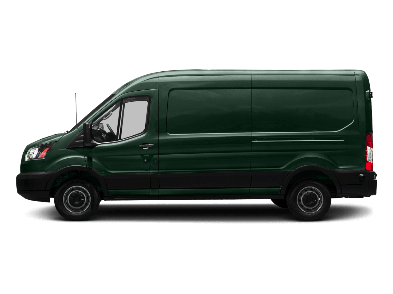 2017 Ford Transit Van T-150 148" Med Rf 8600 GVWR Dual Dr - Profile, facing to the left