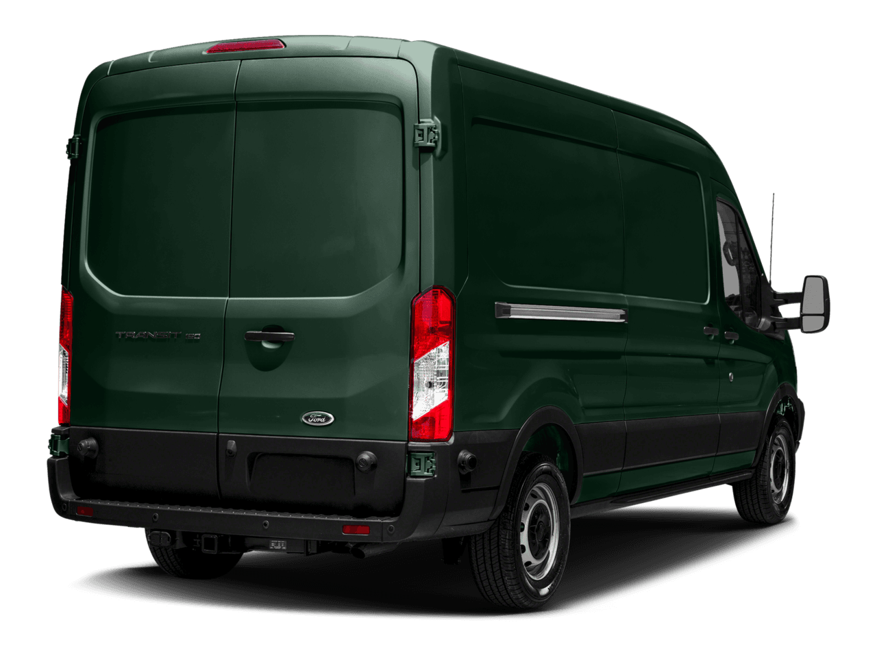 2017 Ford Transit Van T-150 148" Med Rf 8600 GVWR Dual Dr - Rear 3/4, facing to the right
