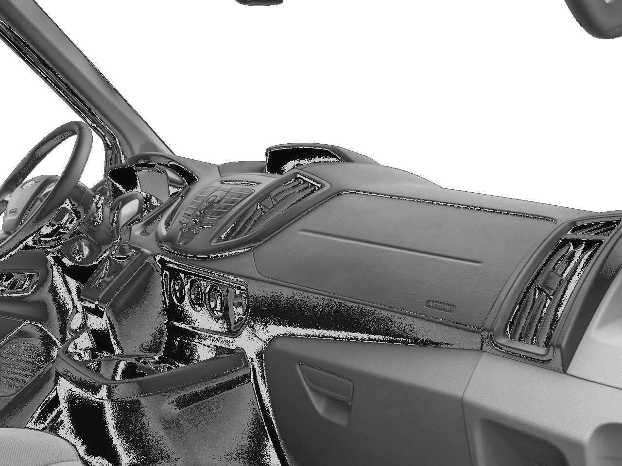 2017 Ford Transit Van T-250 130" Med Rf 9000 GVWR Dual Dr - Interior Passenger Dash