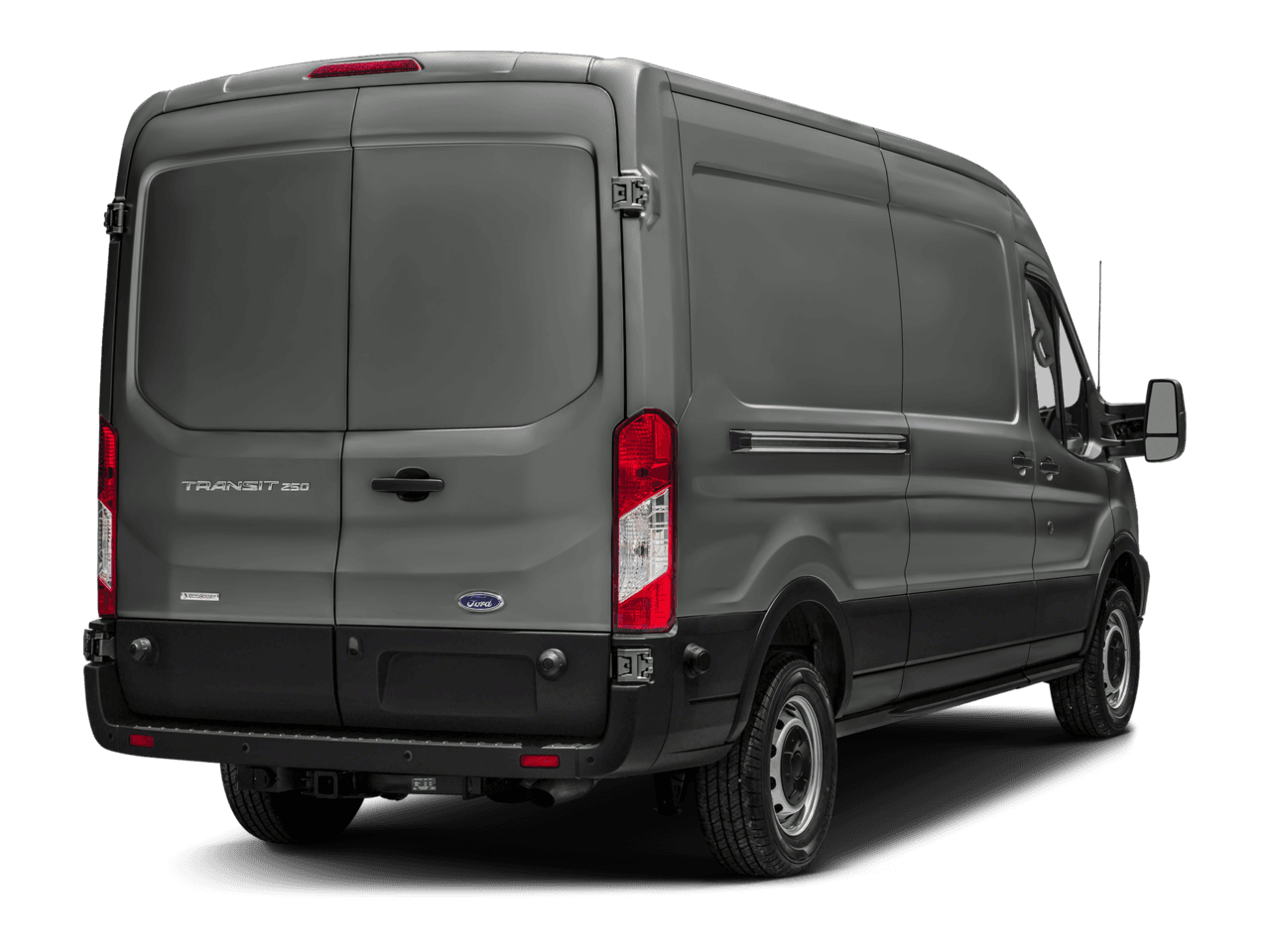 2017 Ford Transit Van T-250 130" Med Rf 9000 GVWR Dual Dr - Rear 3/4, facing to the right