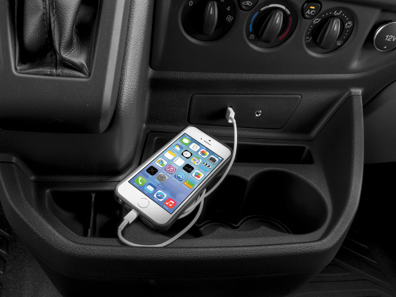 2017 Ford Transit Van T-350 148" Low Rf 9500 GVWR Swing-Out RH Dr - Interior iPod/MP3 Dock with Player