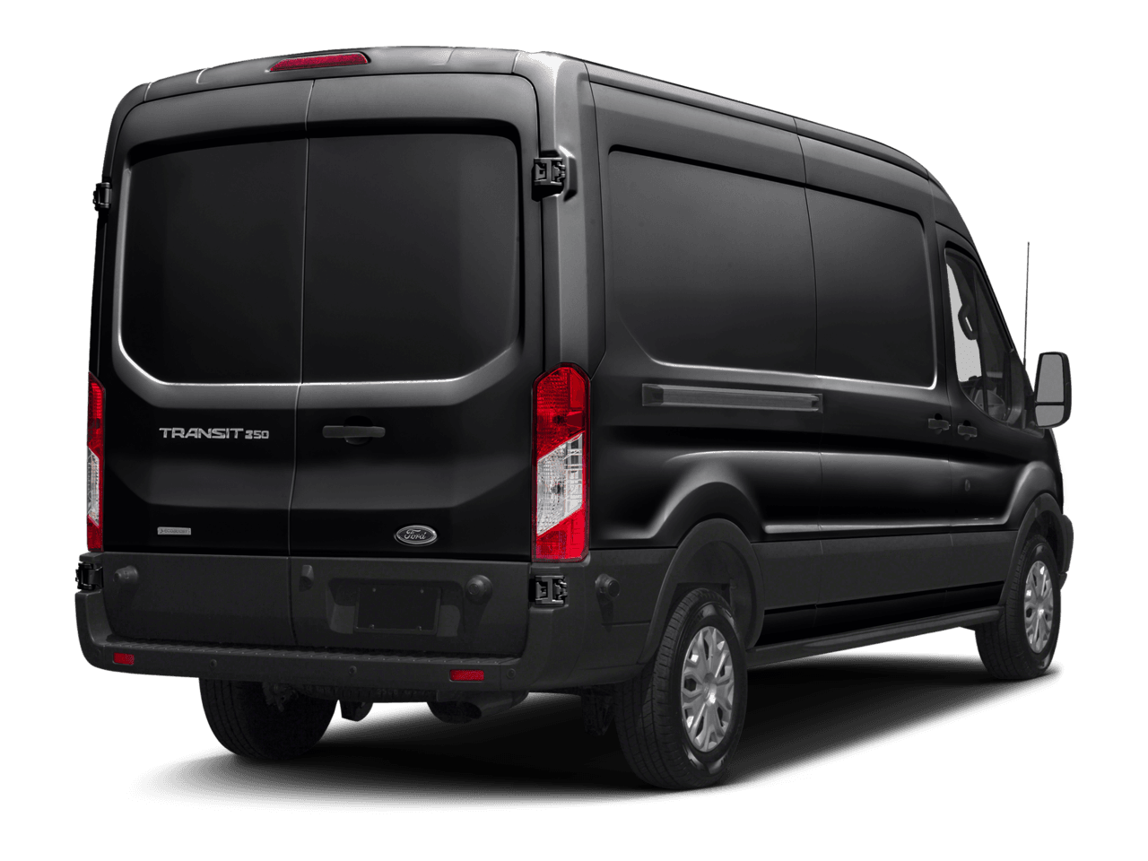 2017 Ford Transit Van T-350 148" Med Rf 9500 GVWR Dual Dr - Rear 3/4, facing to the right