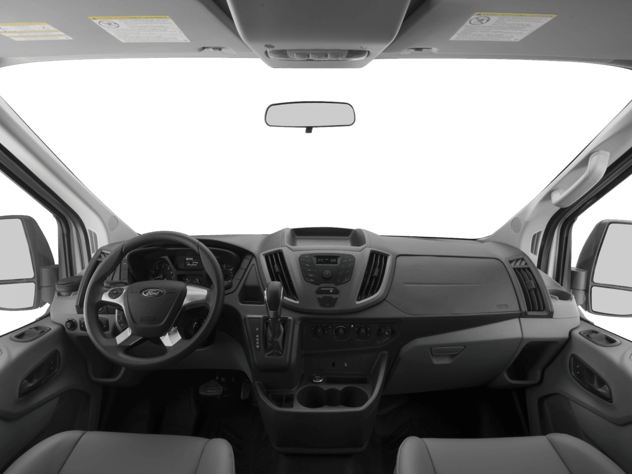 2017 Ford Transit Van T-350 148" Hi Rf 9500 GVWR Sliding RH Dr - Interior Full Dash Basic