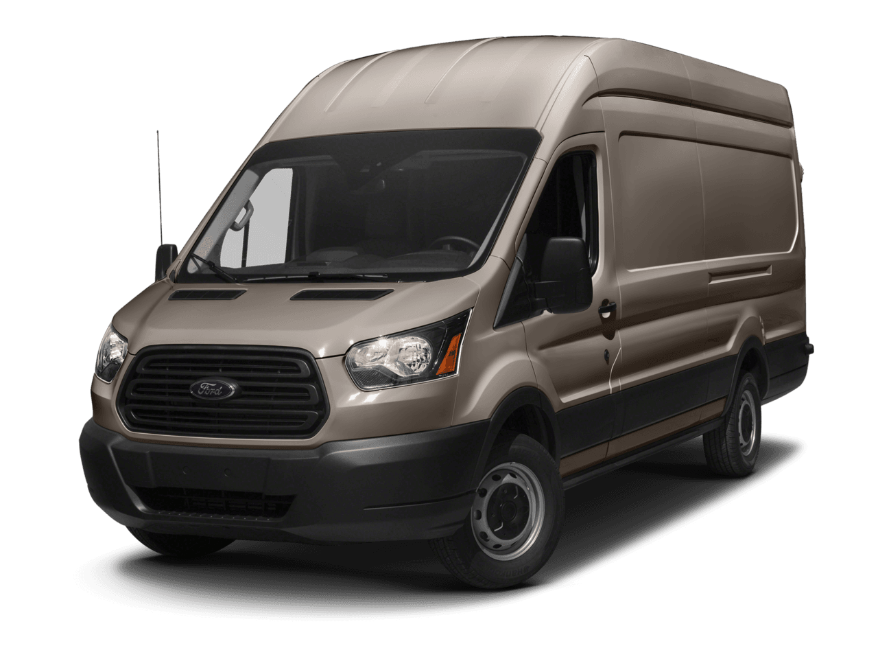 2017 Ford Transit Van T-350 148" EL Hi Rf 9500 GVWR Sliding RH Dr - Front 3/4, facing to the left