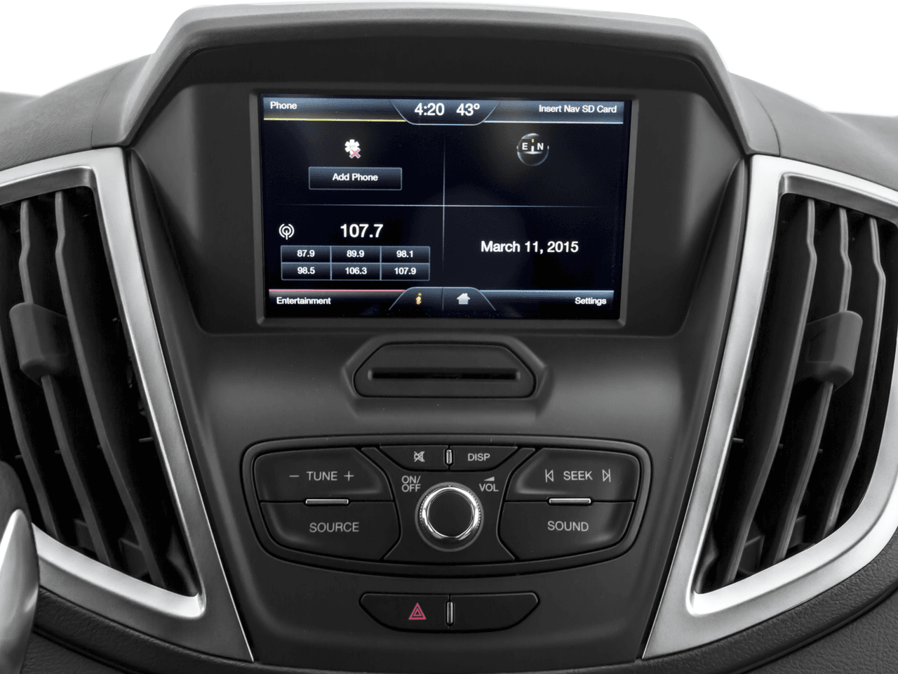 2017 Ford Transit Wagon T-150 130" Low Roof XL Swing-Out RH Dr - Interior Navigation System