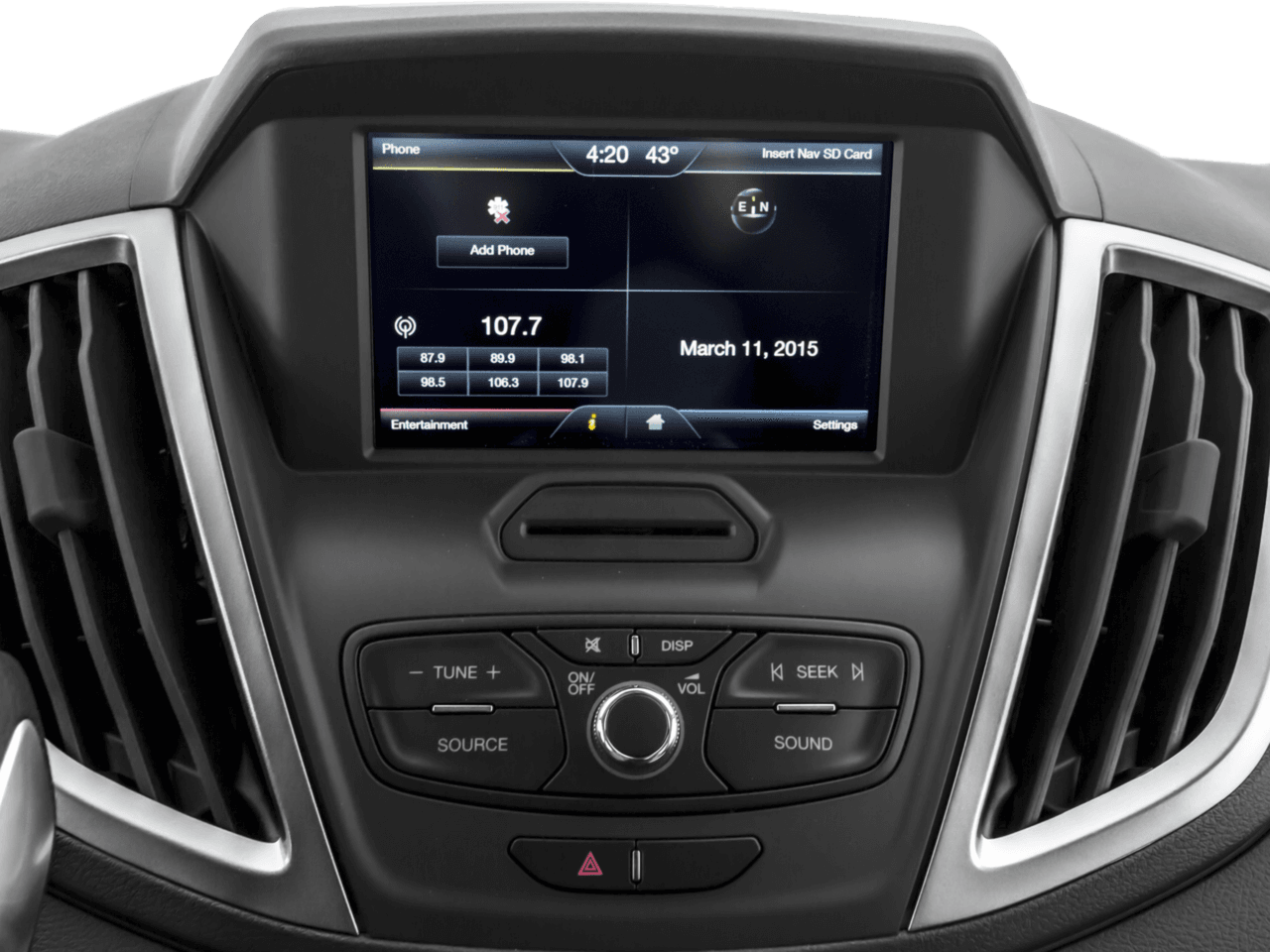 2017 Ford Transit Wagon T-150 130" Low Roof XL Swing-Out RH Dr - Interior Stereo System