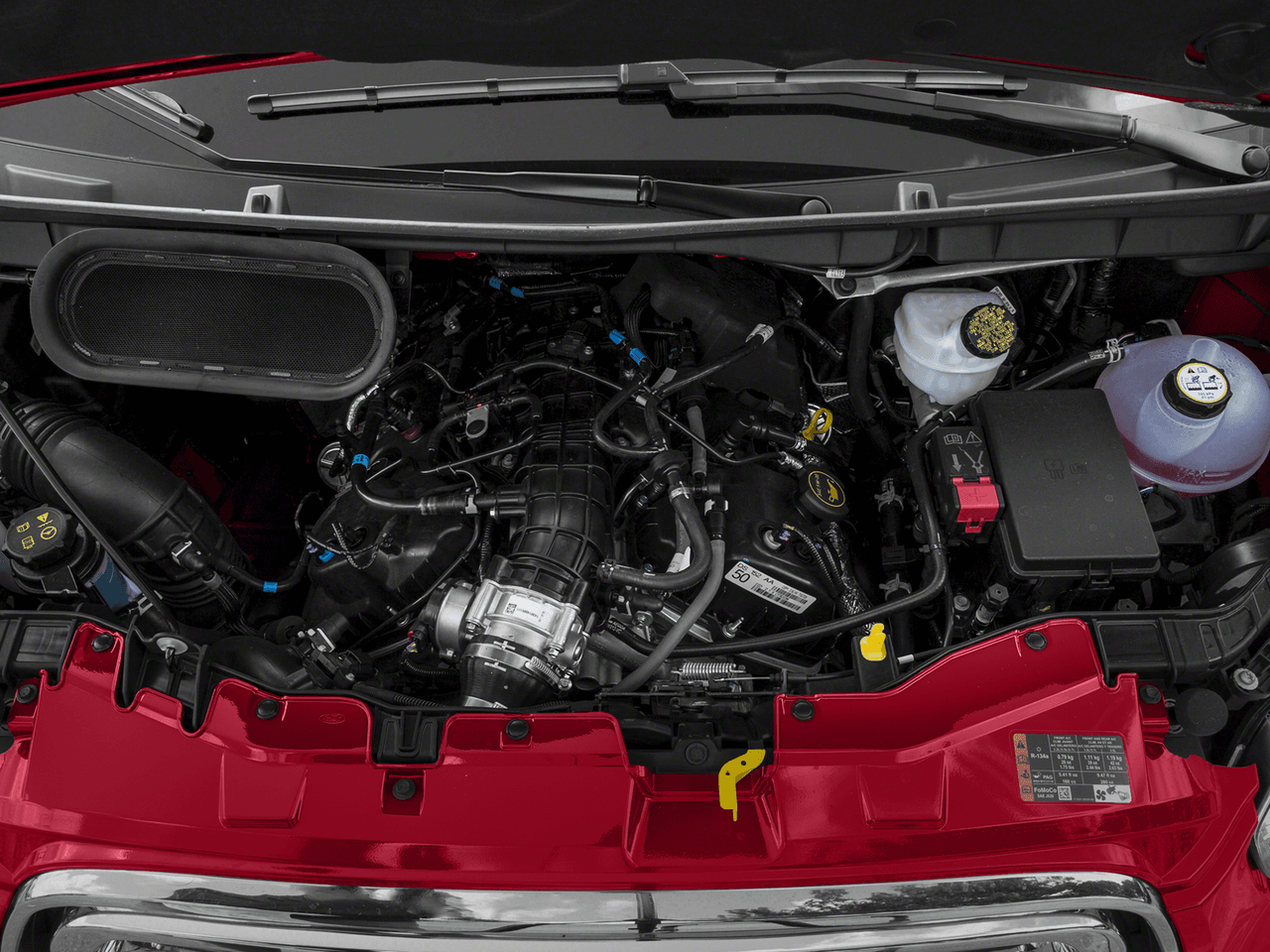 2017 Ford Transit Wagon T-150 130" Med Roof XL Sliding RH Dr - Interior Engine Shot Feature