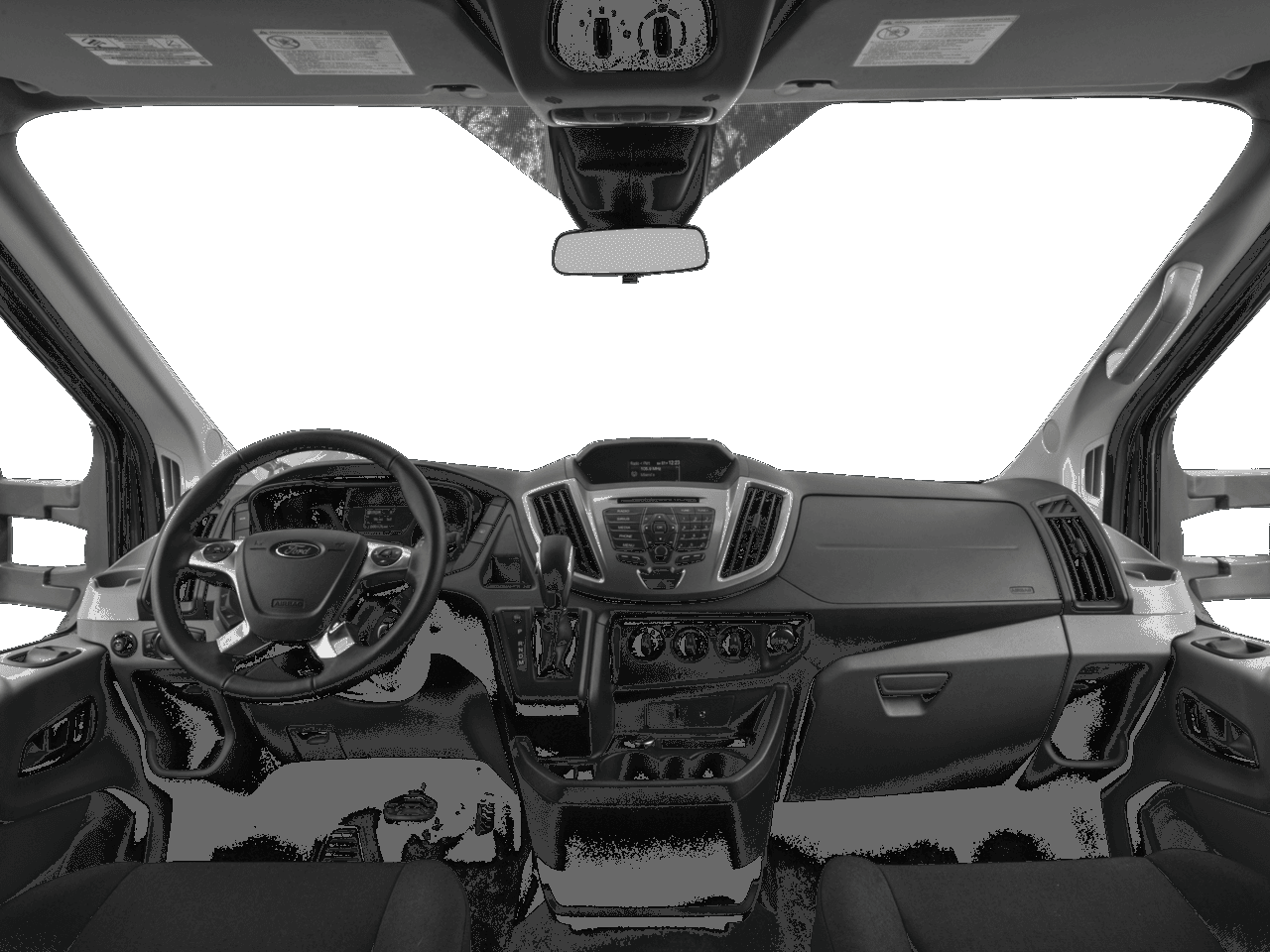 2017 Ford Transit Wagon T-150 130" Med Roof XL Sliding RH Dr - Interior Full Dash Basic