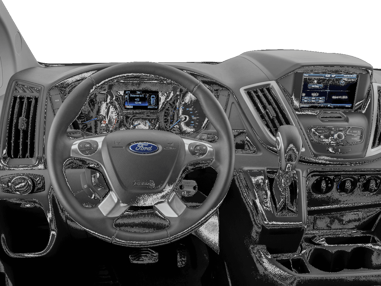 2017 Ford Transit Wagon T-350 148" Low Roof XL Swing-Out RH Dr - Interior Drivers Dash