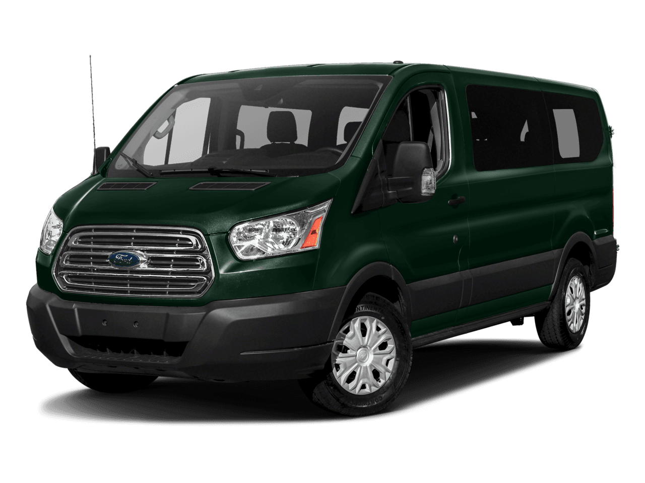 2017 Ford Transit Wagon T-350 148" Low Roof XL Sliding RH Dr - Front 3/4, facing to the left