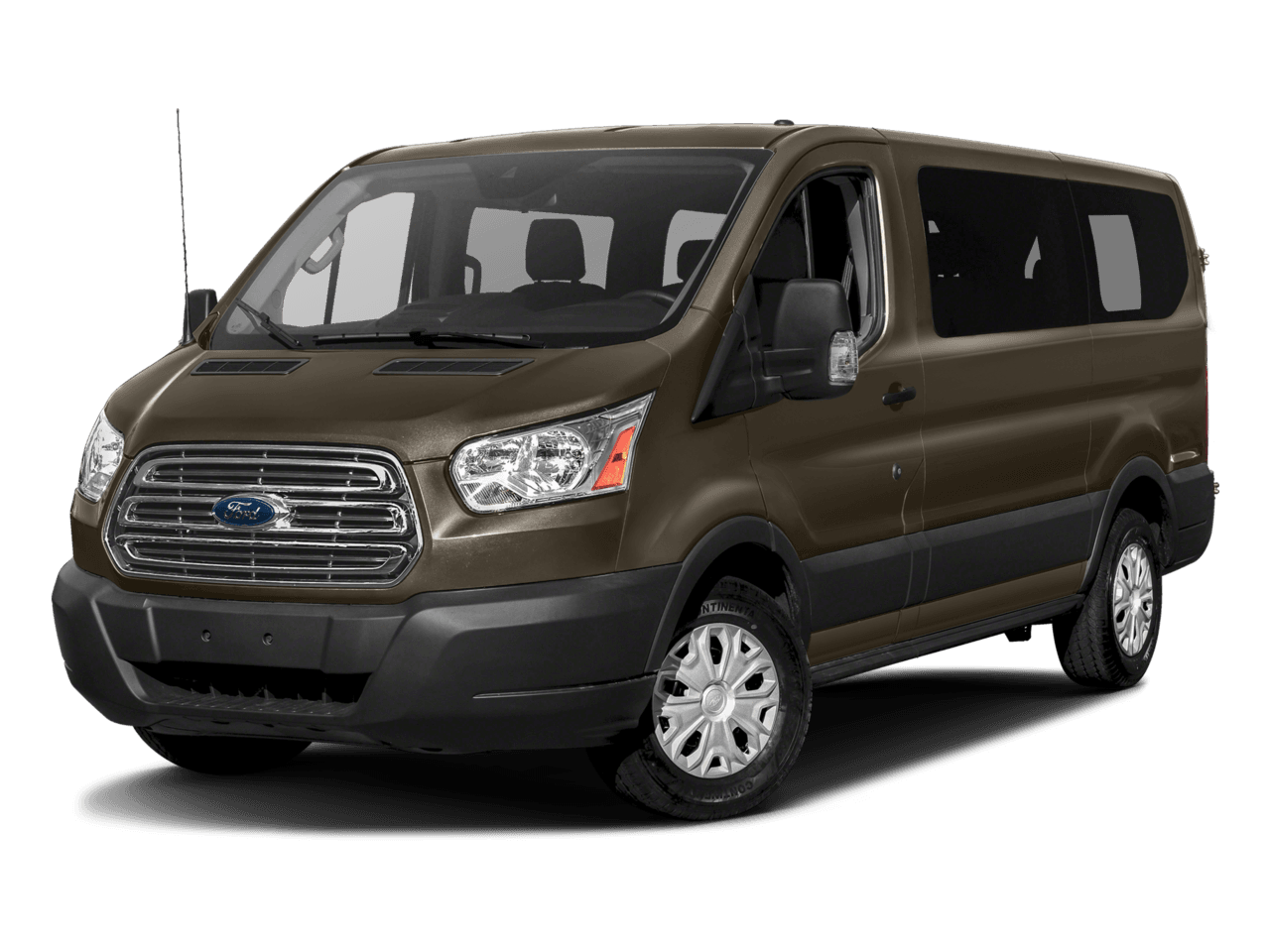 2017 Ford Transit Wagon T-350 148" Low Roof XL Sliding RH Dr - Front 3/4, facing to the left