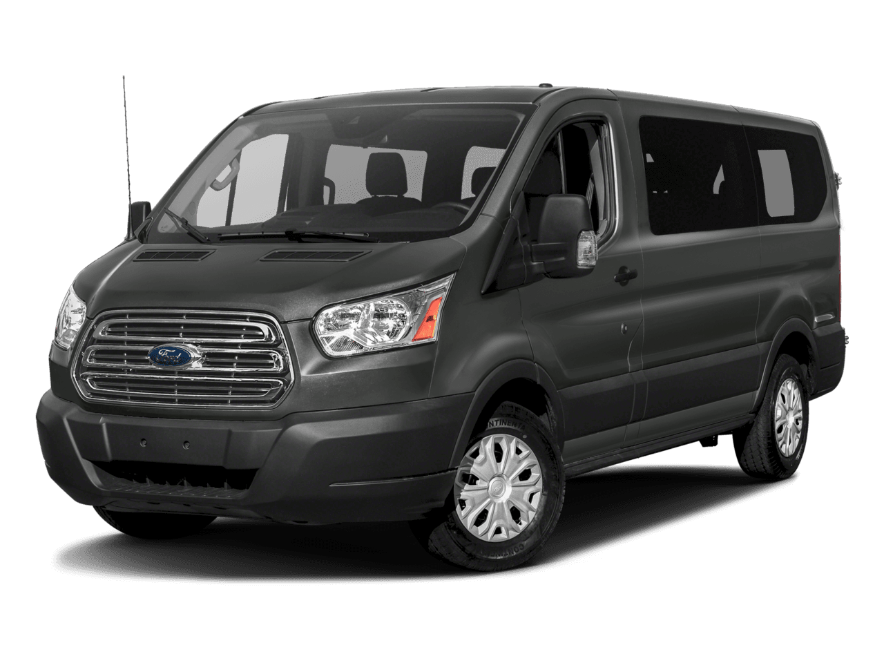 2017 Ford Transit Wagon T-350 148" Low Roof XL Sliding RH Dr - Front 3/4, facing to the left