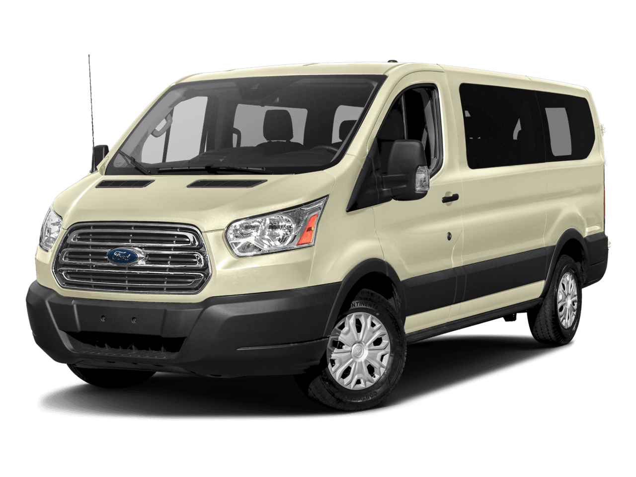 2017 Ford Transit Wagon T-350 148" Low Roof XL Sliding RH Dr - Front 3/4, facing to the left