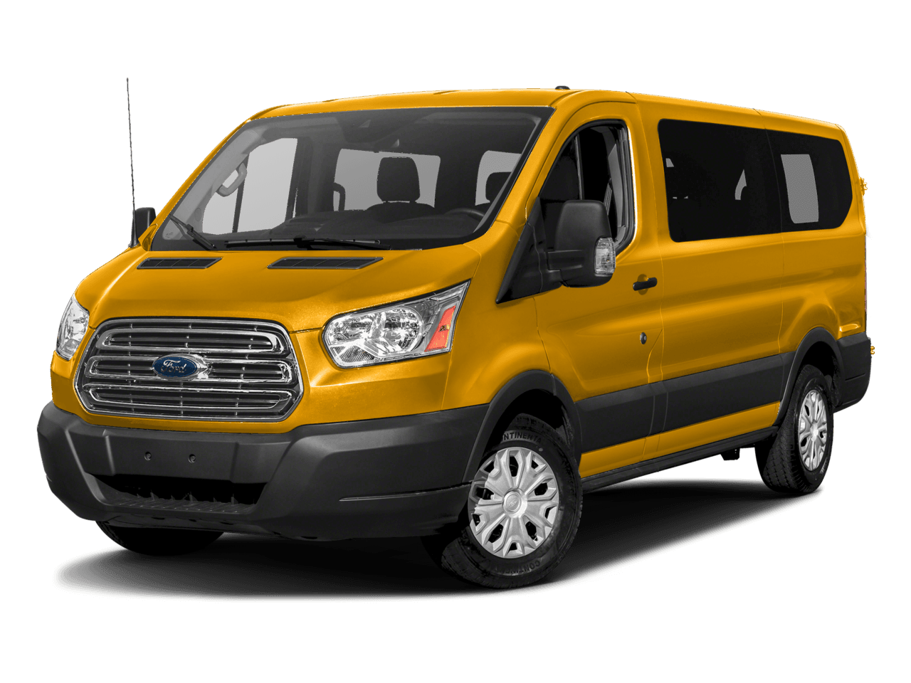 2017 Ford Transit Wagon T-350 148" Low Roof XL Sliding RH Dr - Front 3/4, facing to the left