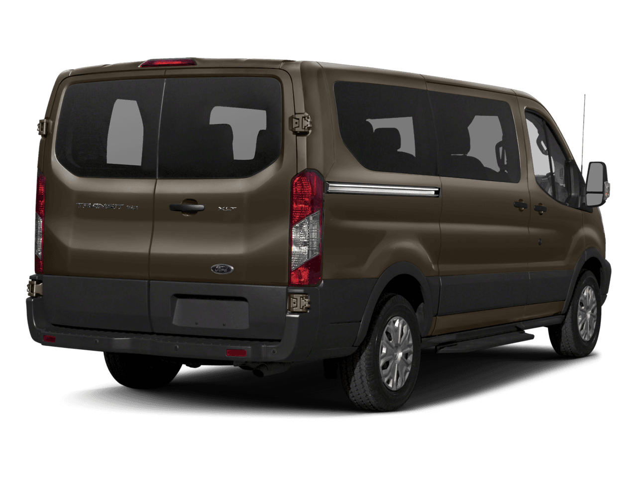 2017 Ford Transit Wagon T-350 148" Low Roof XL Sliding RH Dr - Rear 3/4, facing to the right
