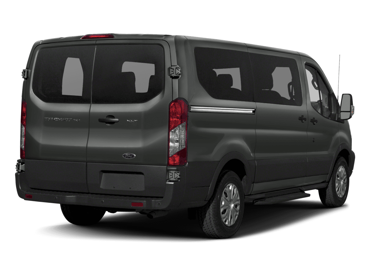 2017 Ford Transit Wagon T-350 148" Low Roof XL Sliding RH Dr - Rear 3/4, facing to the right
