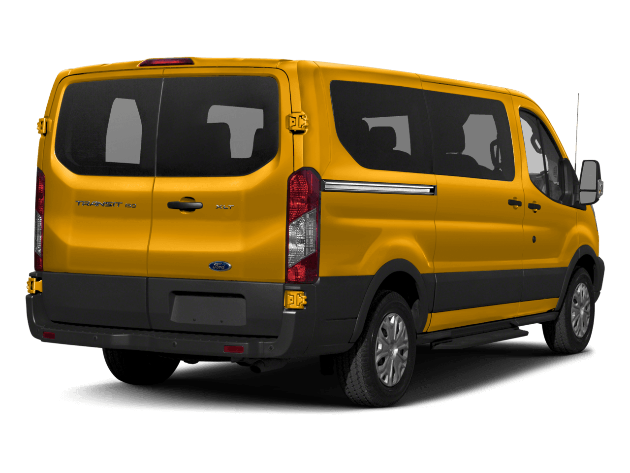 2017 Ford Transit Wagon T-350 148" Low Roof XL Sliding RH Dr - Rear 3/4, facing to the right