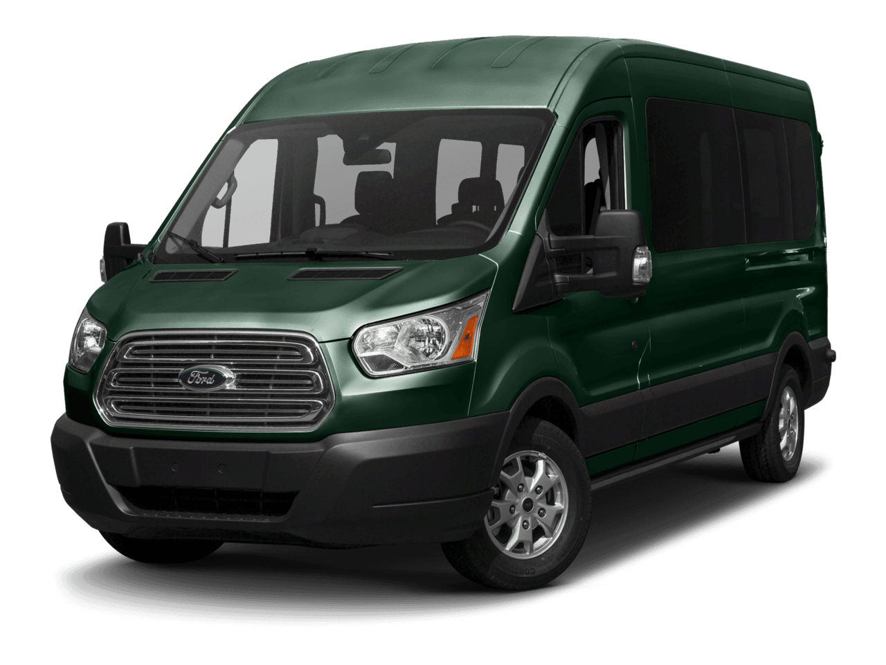 2017 Ford Transit Wagon T-350 148" Med Roof XL Sliding RH Dr - Front 3/4, facing to the left