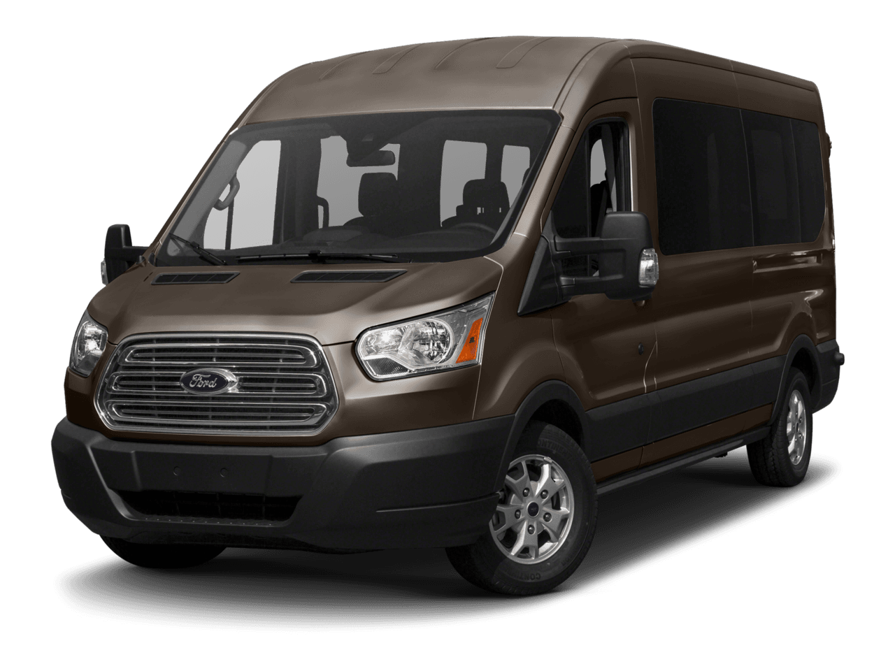 2017 Ford Transit Wagon T-350 148" Med Roof XL Sliding RH Dr - Front 3/4, facing to the left