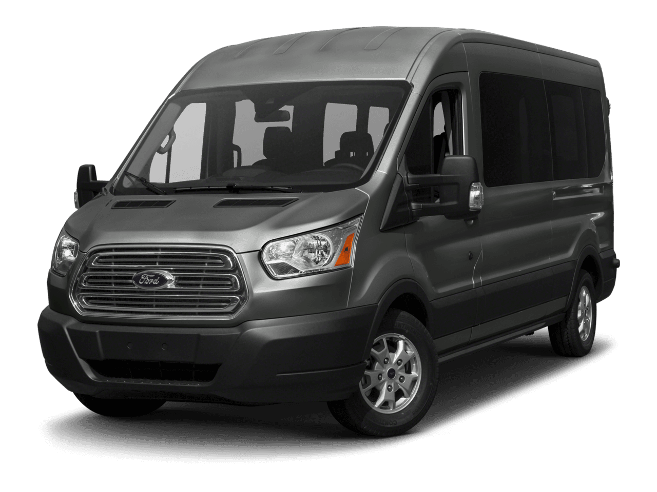 2017 Ford Transit Wagon T-350 148" Med Roof XL Sliding RH Dr - Front 3/4, facing to the left