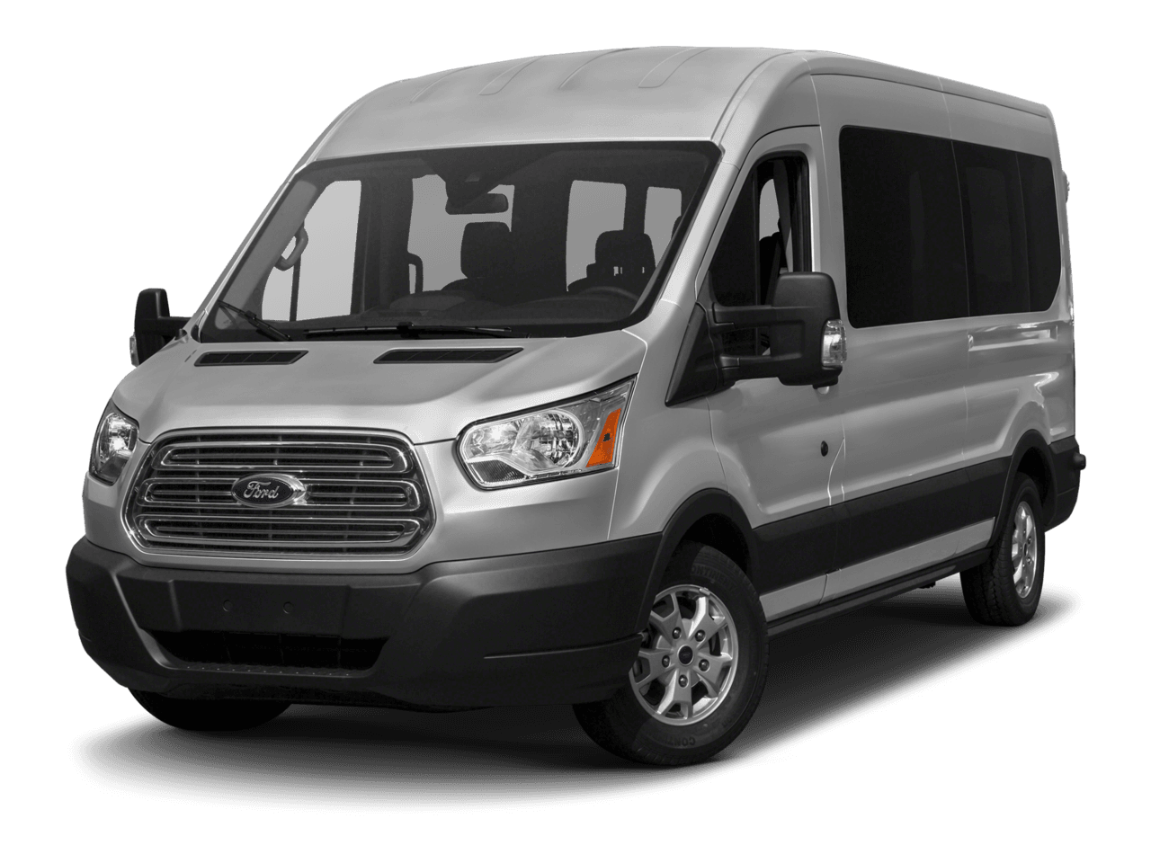 2017 Ford Transit Wagon T-350 148" Med Roof XL Sliding RH Dr - Front 3/4, facing to the left