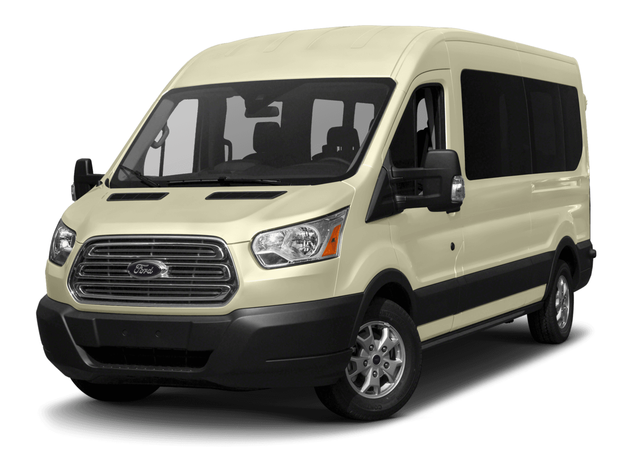 2017 Ford Transit Wagon T-350 148" Med Roof XL Sliding RH Dr - Front 3/4, facing to the left