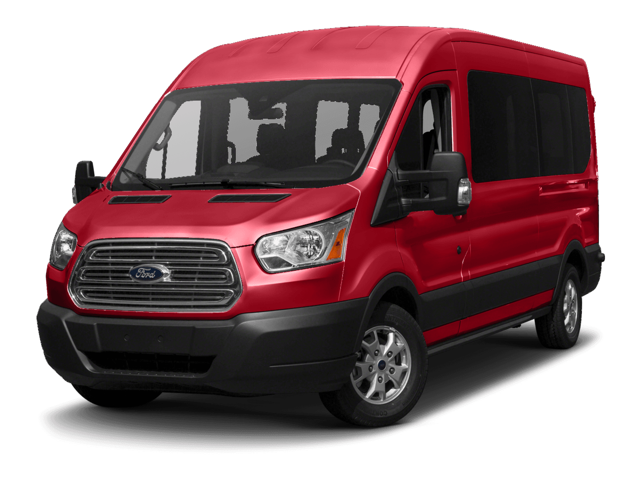2017 Ford Transit Wagon T-350 148" Med Roof XL Sliding RH Dr - Front 3/4, facing to the left