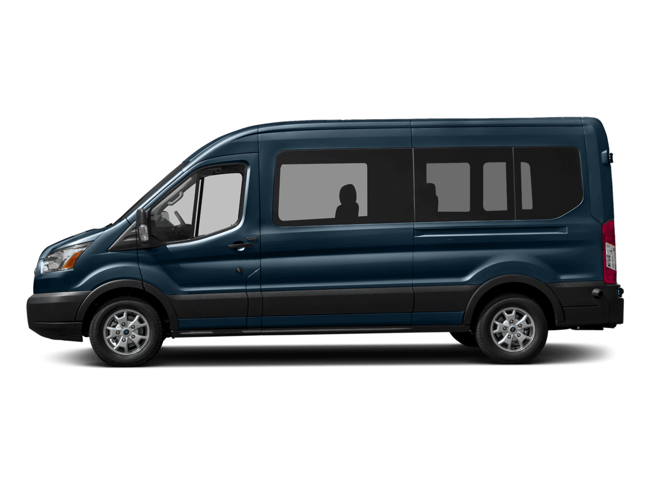 2017 Ford Transit Wagon T-350 148" Med Roof XL Sliding RH Dr - Profile, facing to the left