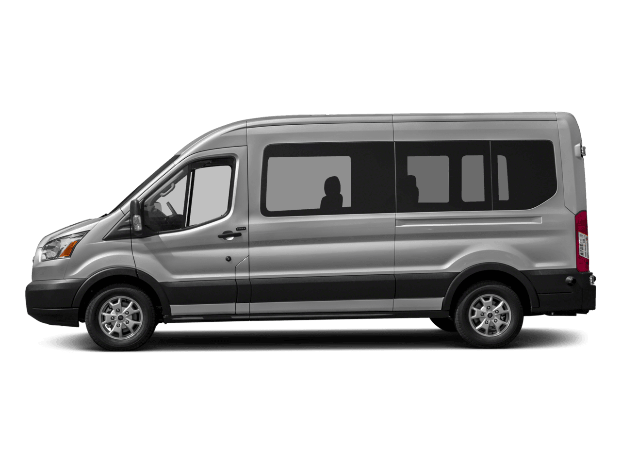 2017 Ford Transit Wagon T-350 148" Med Roof XL Sliding RH Dr - Profile, facing to the left