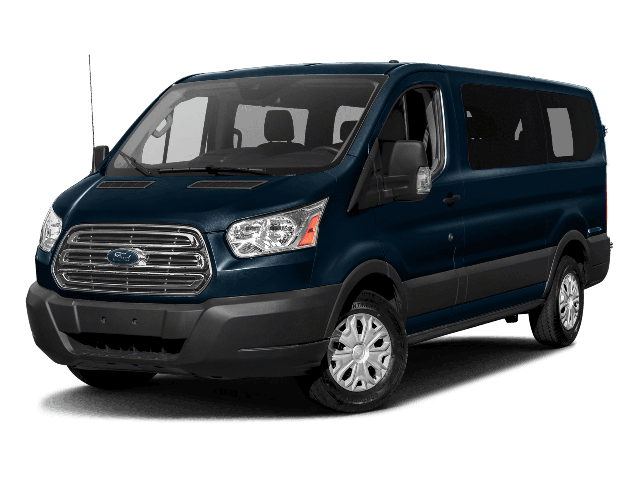2017 Ford Transit Wagon T-150 130" Low Roof XLT Sliding RH Dr - Front 3/4, facing to the left