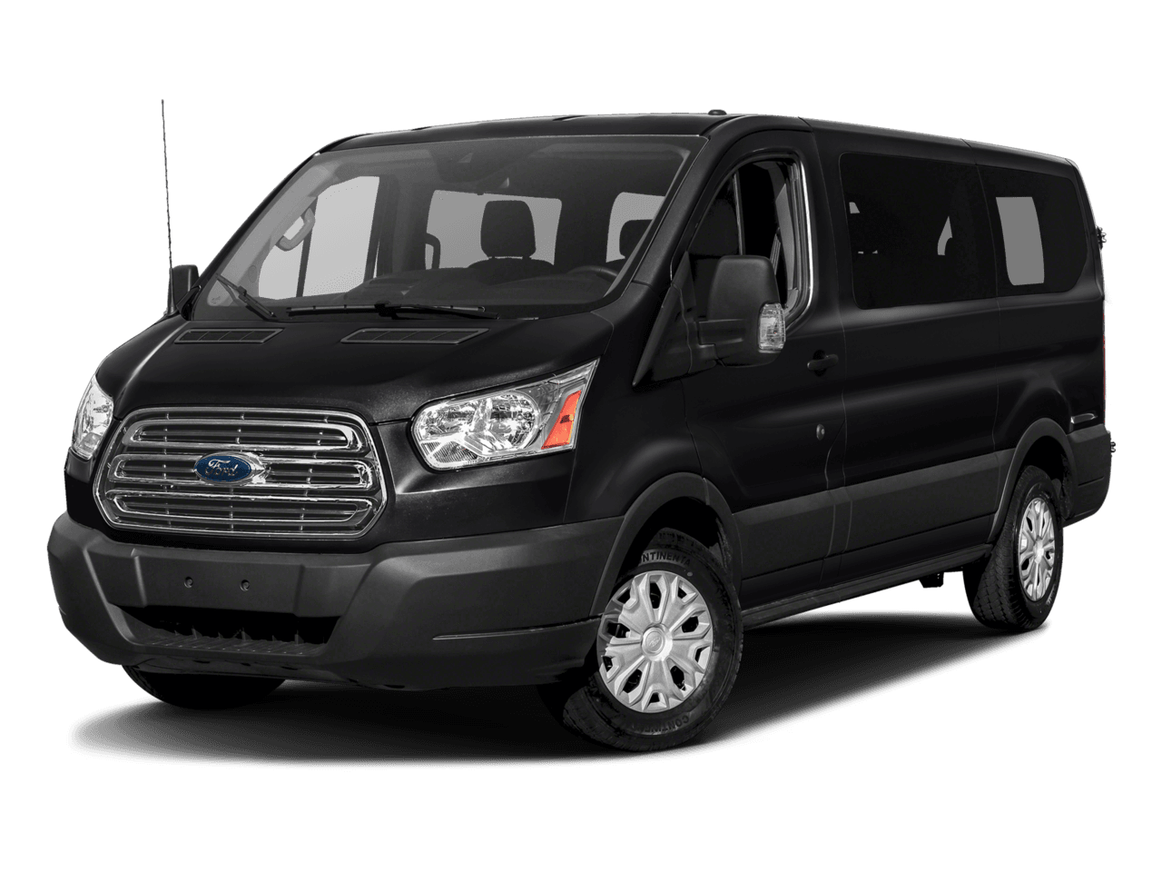 2017 Ford Transit Wagon T-150 130" Low Roof XLT Sliding RH Dr - Front 3/4, facing to the left