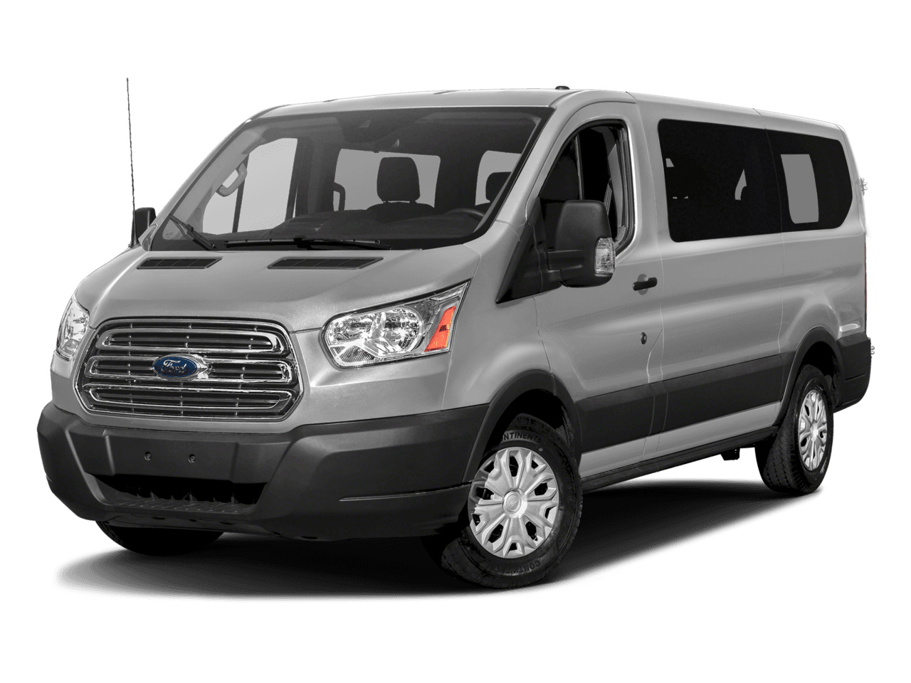 2017 Ford Transit Wagon T-150 130" Low Roof XLT Sliding RH Dr - Front 3/4, facing to the left