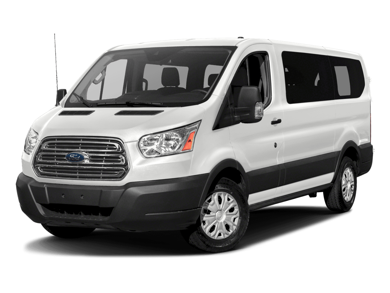 2017 Ford Transit Wagon T-150 130" Low Roof XLT Sliding RH Dr - Front 3/4, facing to the left