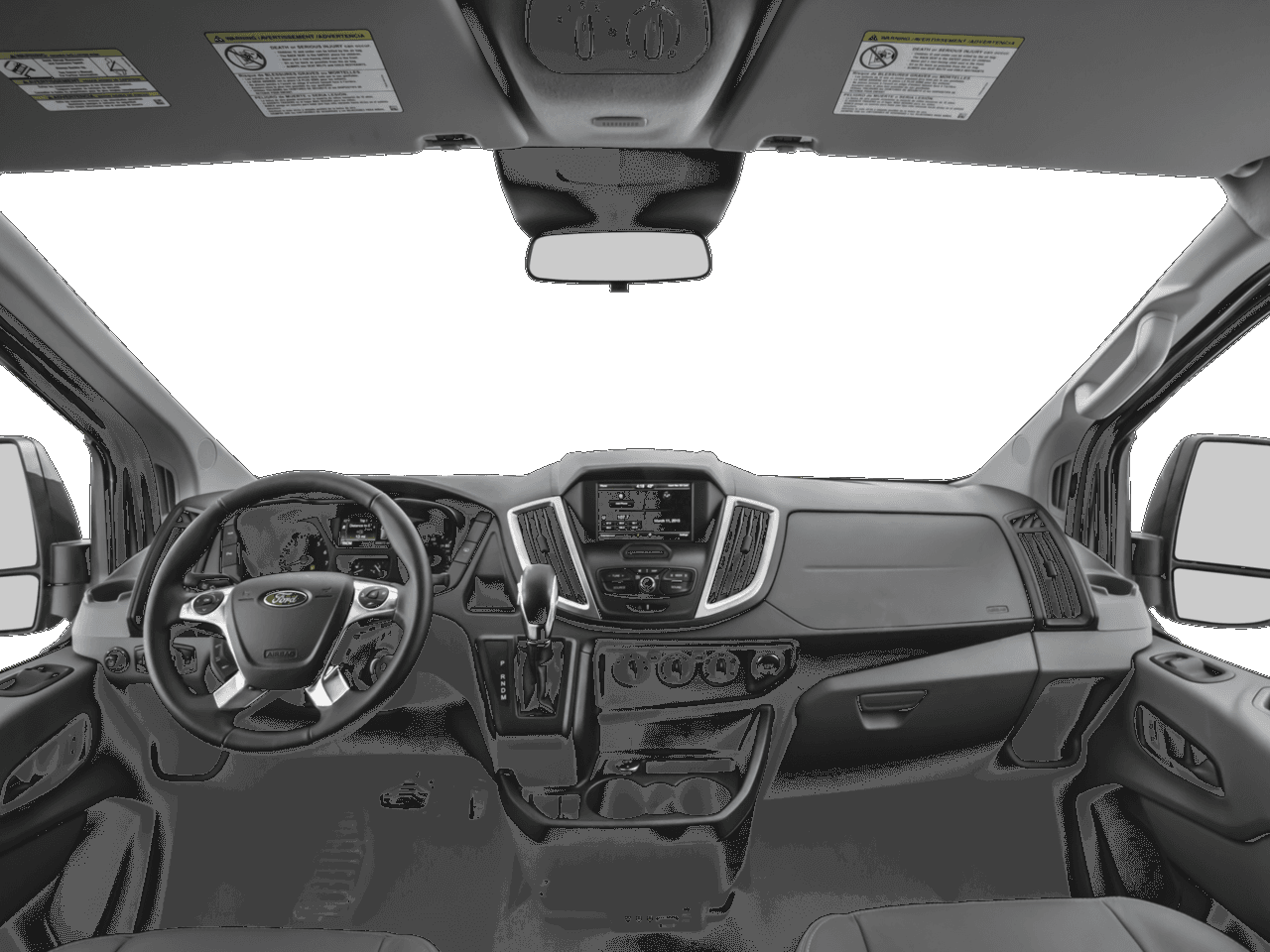 2017 Ford Transit Wagon T-150 130" Low Roof XLT Sliding RH Dr - Interior Full Dash Basic