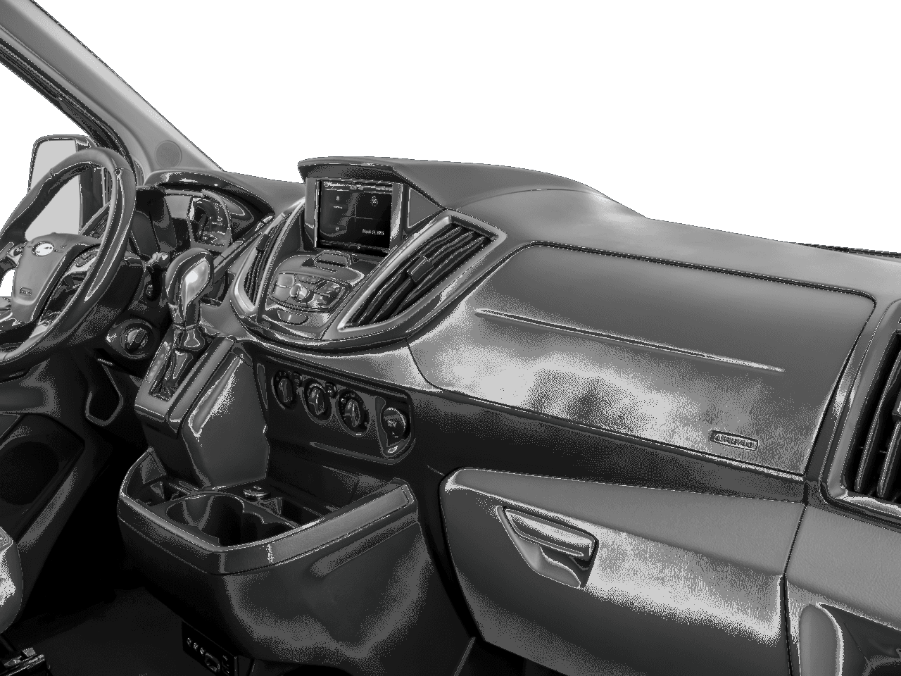 2017 Ford Transit Wagon T-150 130" Low Roof XLT Sliding RH Dr - Interior Passenger Dash