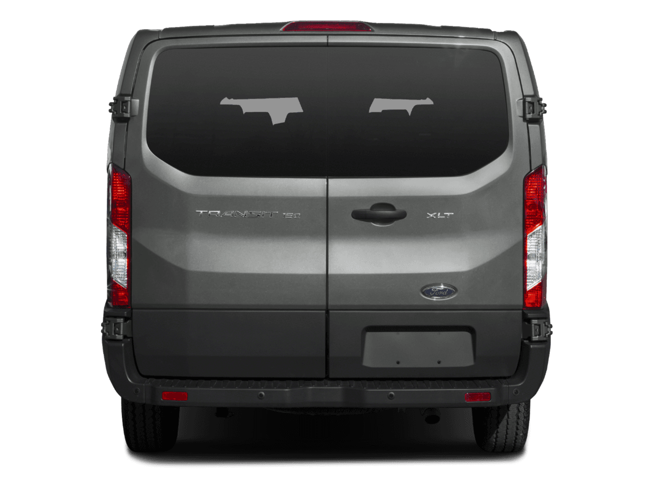 2017 Ford Transit Wagon T-150 130" Low Roof XLT Sliding RH Dr - Rear (full)