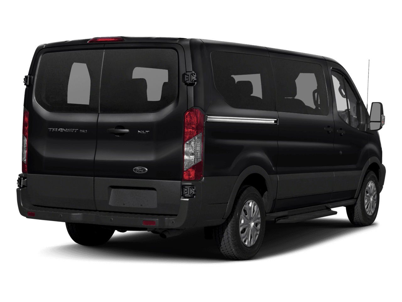 2017 Ford Transit Wagon T-150 130" Low Roof XLT Sliding RH Dr - Rear 3/4, facing to the right