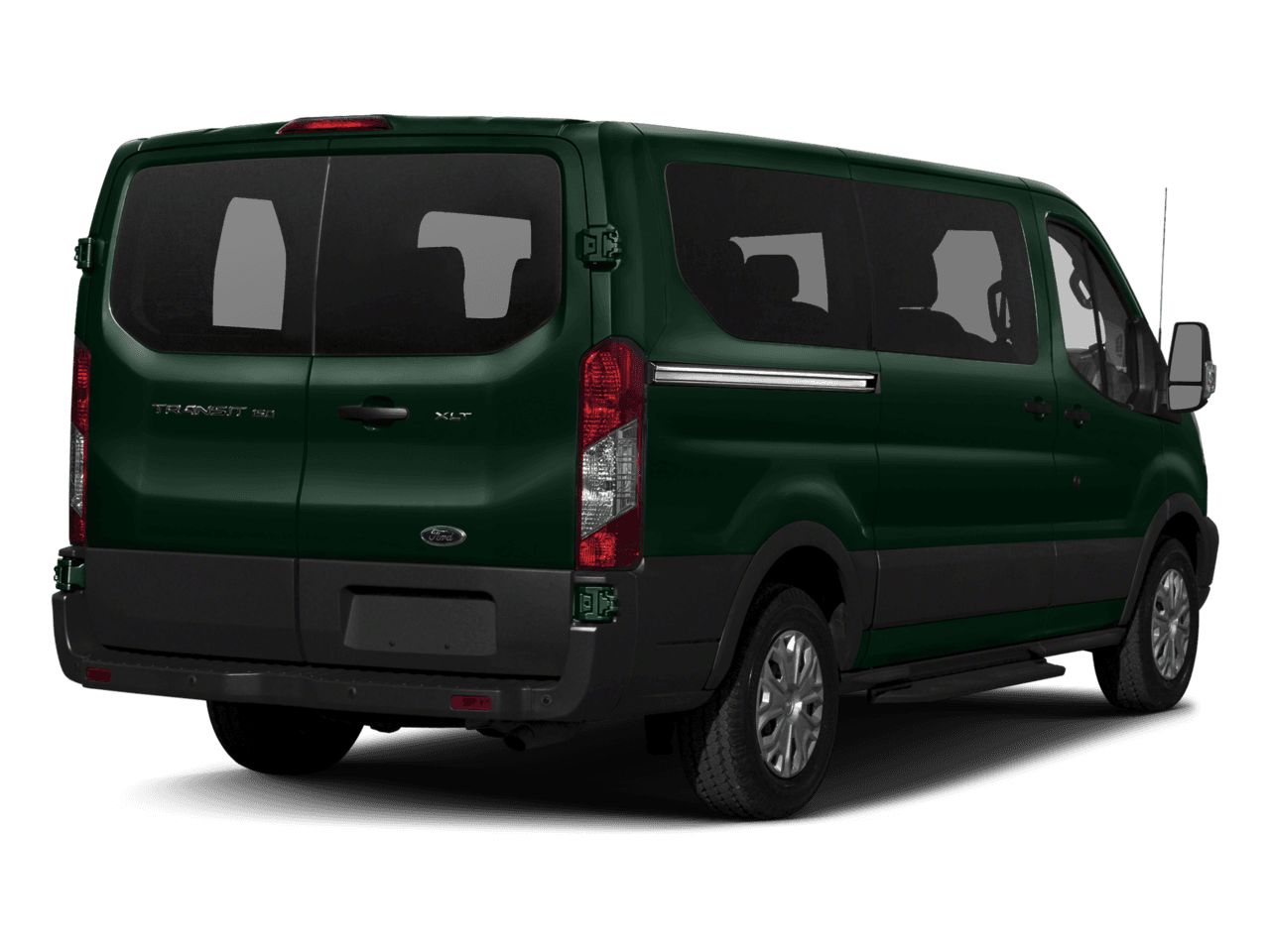 2017 Ford Transit Wagon T-150 130" Low Roof XLT Sliding RH Dr - Rear 3/4, facing to the right