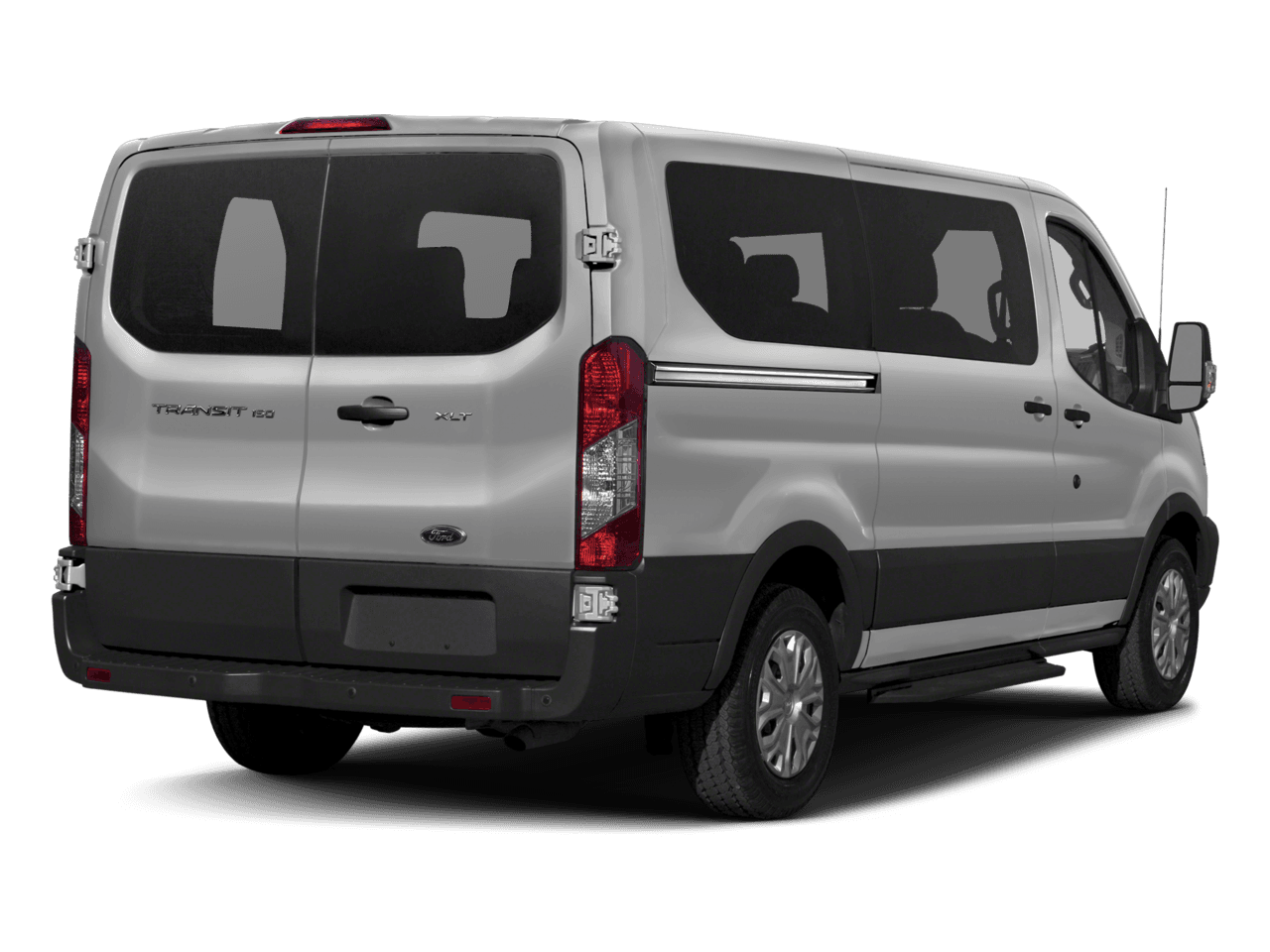 2017 Ford Transit Wagon T-150 130" Low Roof XLT Sliding RH Dr - Rear 3/4, facing to the right
