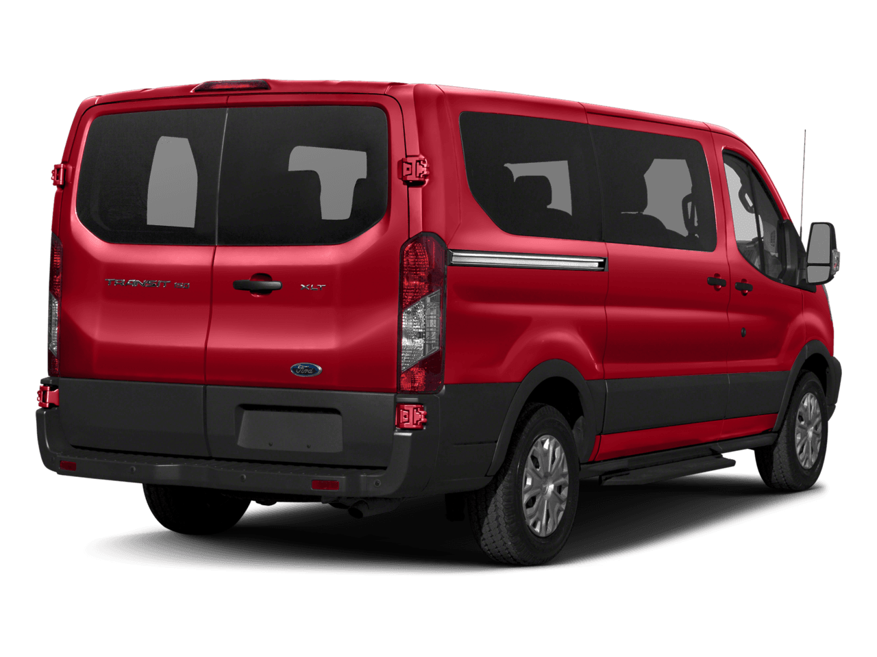 2017 Ford Transit Wagon T-150 130" Low Roof XLT Sliding RH Dr - Rear 3/4, facing to the right
