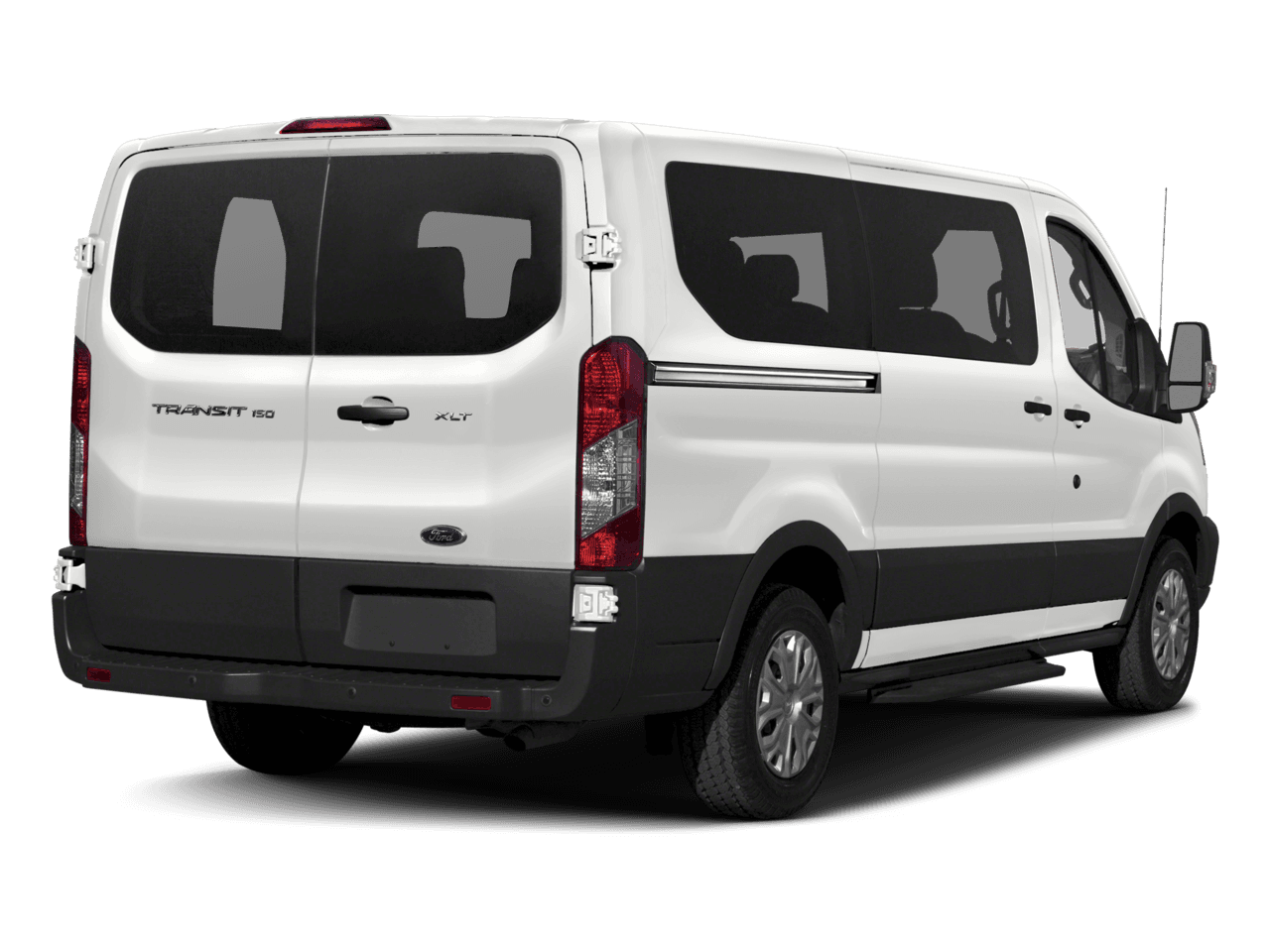 2017 Ford Transit Wagon T-150 130" Low Roof XLT Sliding RH Dr - Rear 3/4, facing to the right