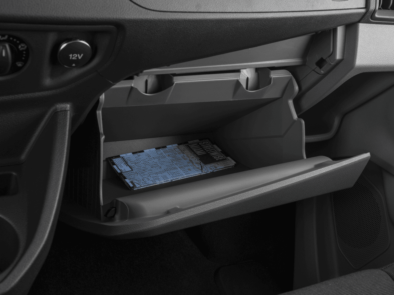 2017 Ford Transit Wagon T-150 130" Med Roof XLT Sliding RH Dr - Interior Glove Box