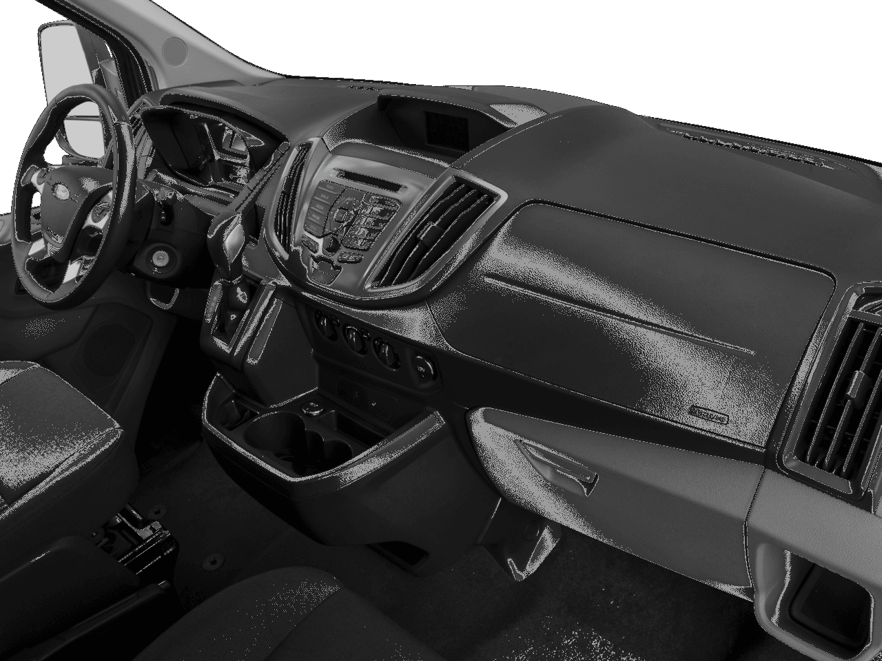 2017 Ford Transit Wagon T-150 130" Med Roof XLT Sliding RH Dr - Interior Passenger Dash