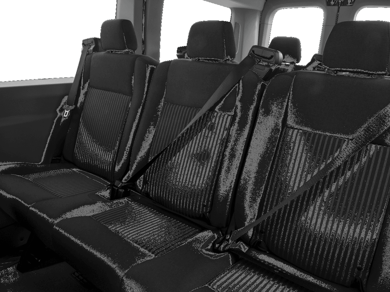 2017 Ford Transit Wagon T-150 130" Med Roof XLT Sliding RH Dr - Interior Rear seats