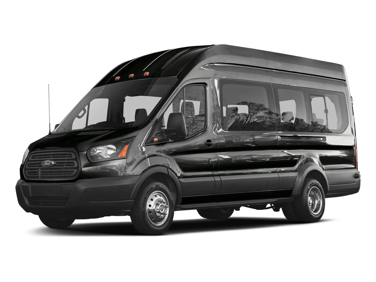 2017 Ford Transit Wagon T-350 148" High Roof XLT Sliding RH Dr - Front 3/4, facing to the left