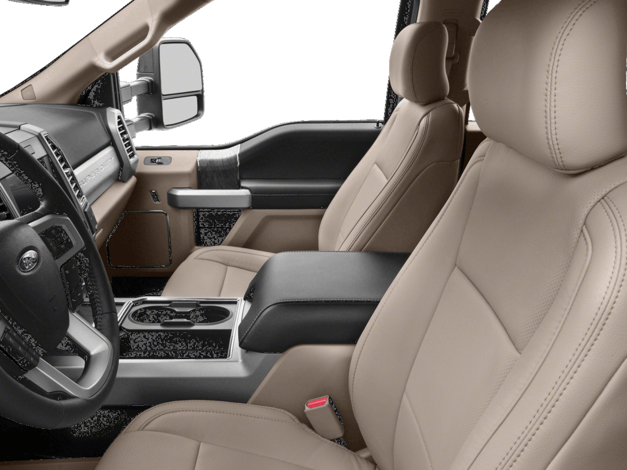 2017 Ford Super Duty F-450 DRW XL 4WD Crew Cab 8' Box - Interior Driver's Side with Door Open, Front Seat Feature