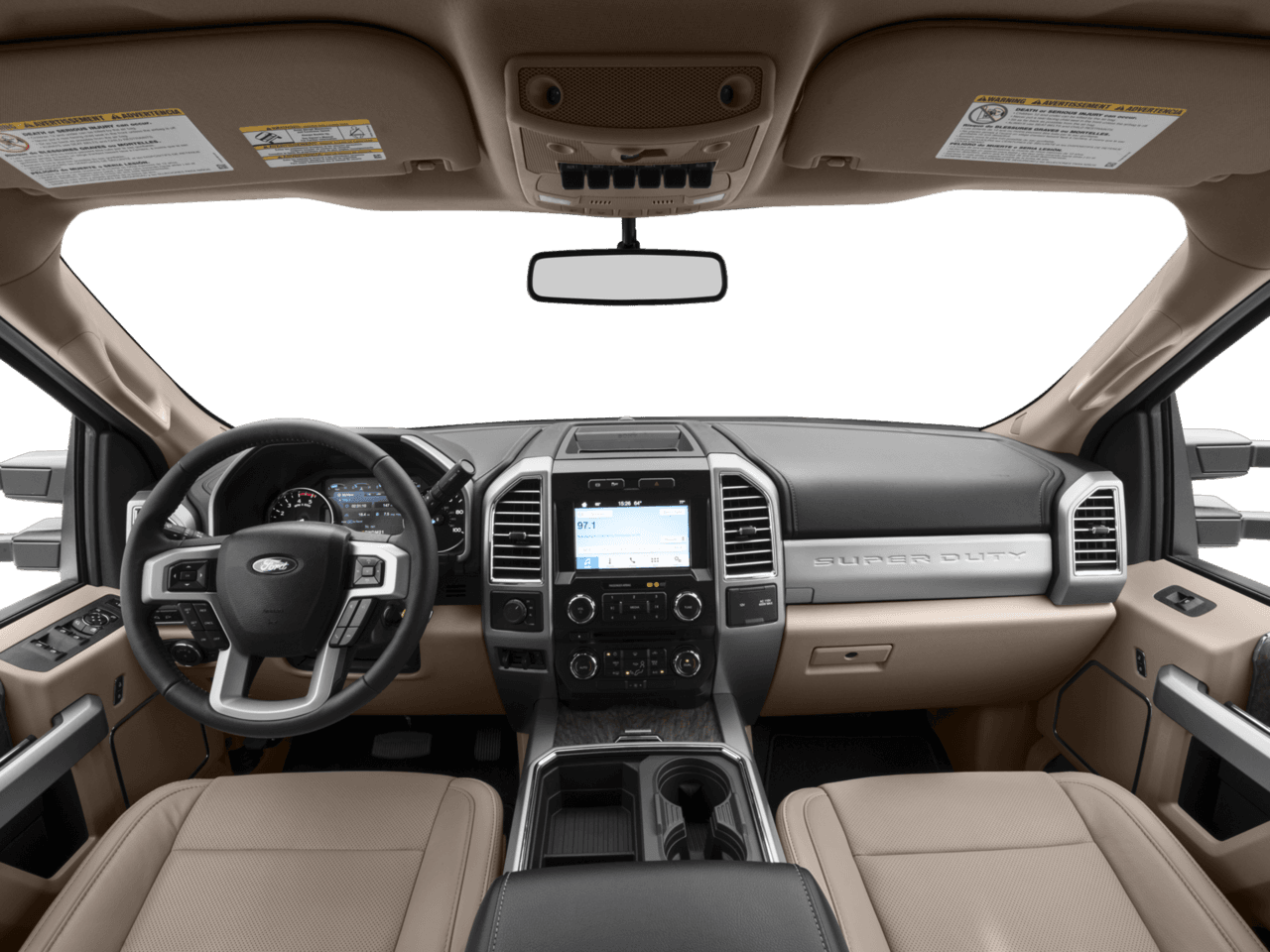 2017 Ford Super Duty F-450 DRW XL 4WD Crew Cab 8' Box - Interior Full Dash Basic