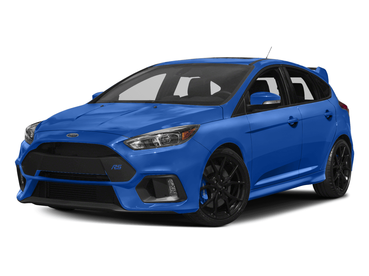 2017 Ford Focus RS Hatch - Front 3/4, facing to the left