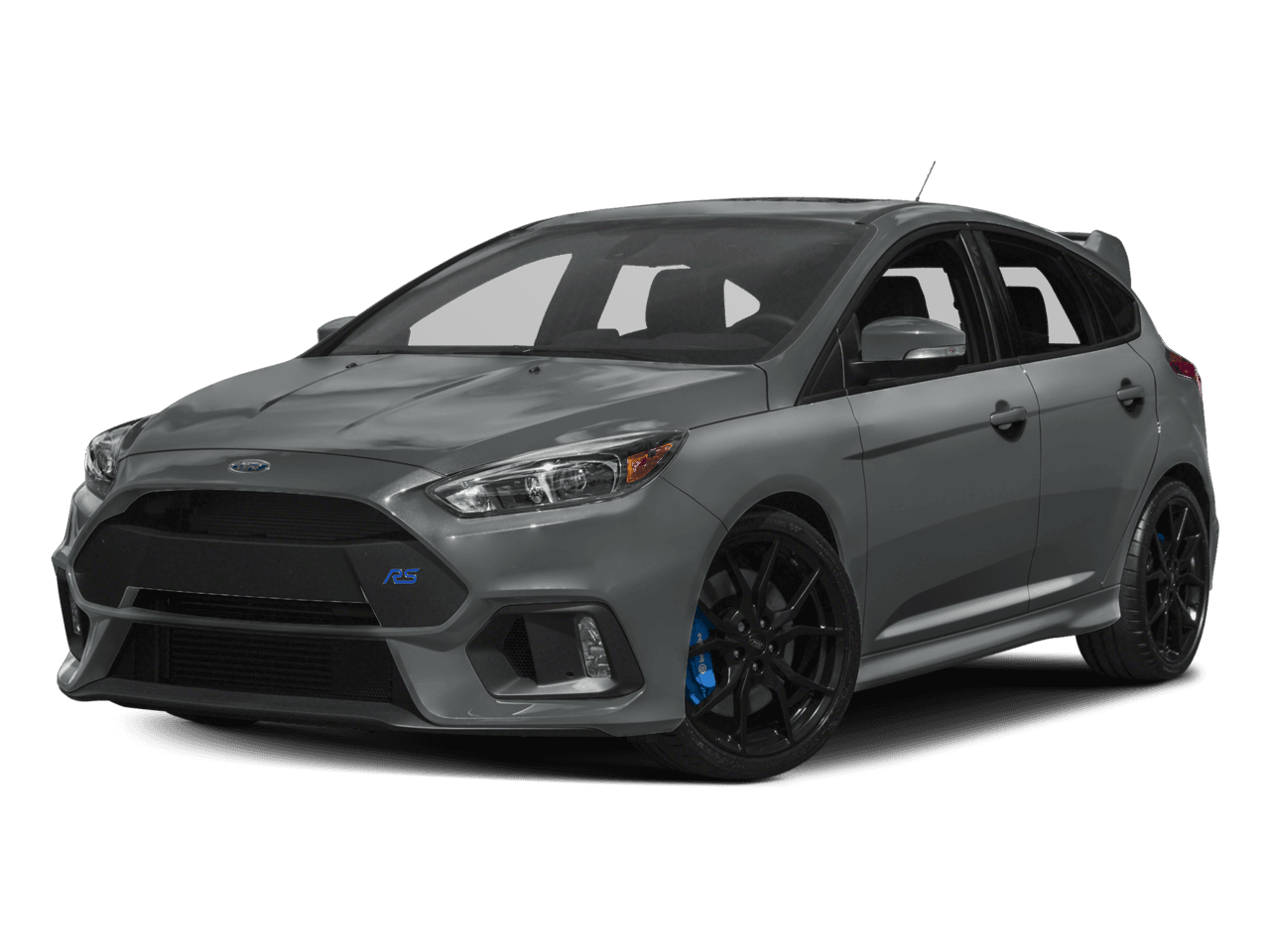 2017 Ford Focus RS Hatch - Front 3/4, facing to the left